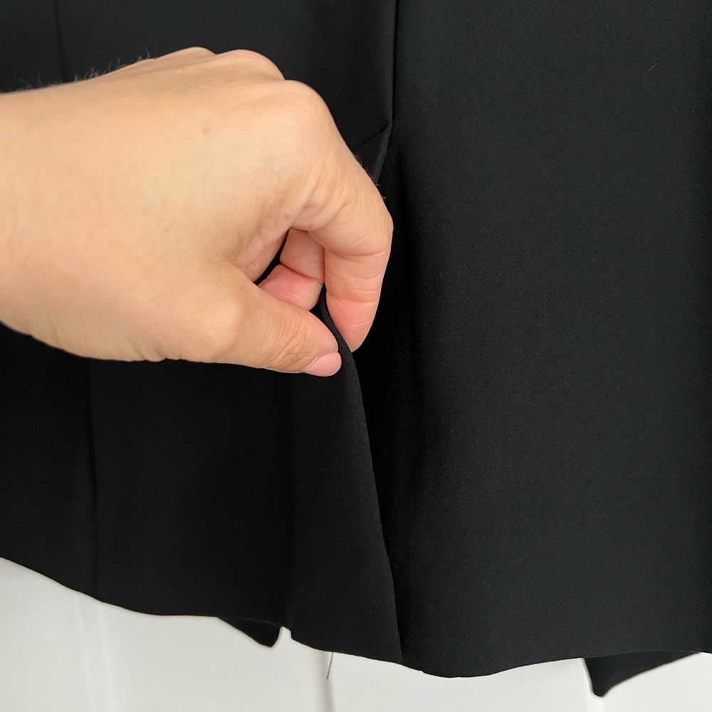 Veronica Beard Iconic Scuba Dickey Jacket Blazer Black - Picture 8 of 13